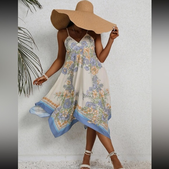 Boho floral print cami dress - Picture 2 of 7